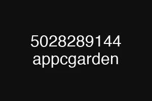 5028289144 appcgarden