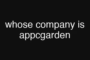 whose company is appcgarden